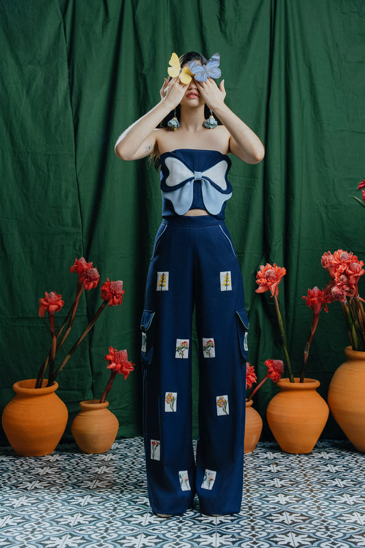 Monarca Top Azul Marino