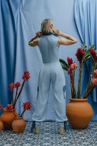 Morocco Pant Azul Claro